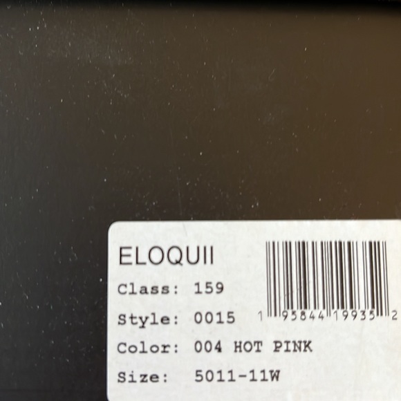 NIB Eloquii hot pink neoprene ankle boots, size 11W - Picture 4 of 5